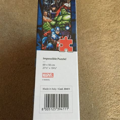 Clementoni Marvel Impossible Puzzle Pieces New Sealed