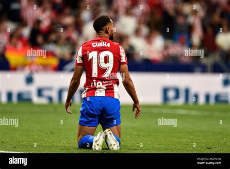 Matheus Cunha during La Liga match between Atletico de Madrid and Real ...