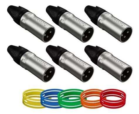 Plugs Conector Wireconex Xlr Macho Wc C An Is Color