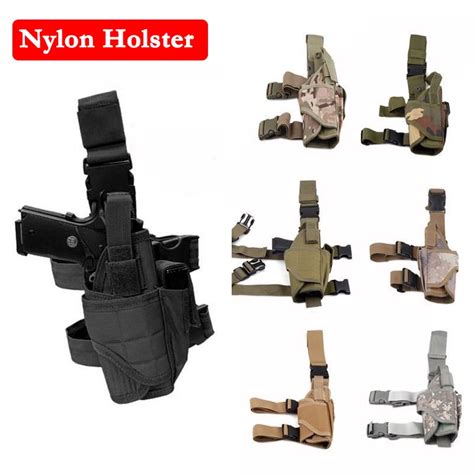 Tactical Tornado Nylon Holster Airsoft Hunting Drop Leg Right Handed