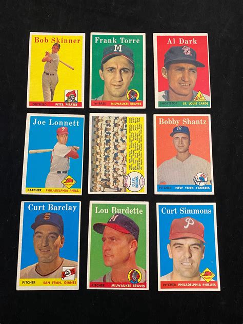 Lot Different Vgex Crease Free Topps Baseball Cards