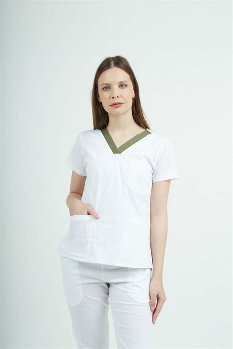 Chaqueta médica Mujer Terzo Ecco Blanco Tela Poplin Spandex