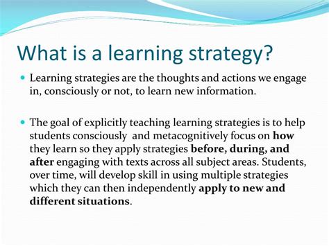 Ppt Learning Strategies Powerpoint Presentation Free Download Id