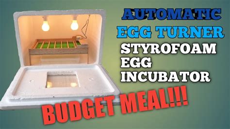 Simplest Authomatic Egg Turner Styrofoam Incubator Easy To Wire Authomatic Egg Turner Youtube