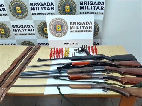 Brigada Militar Prende Homem Por Violência Doméstica Posse Irregular