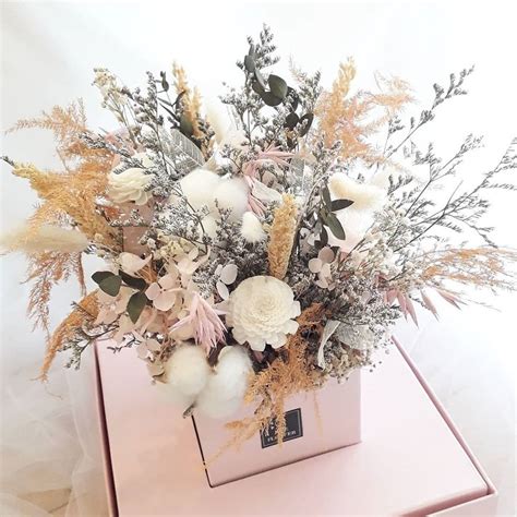 Jual Dried Flower Big Transparant Box Bunga Box Bunga Kering