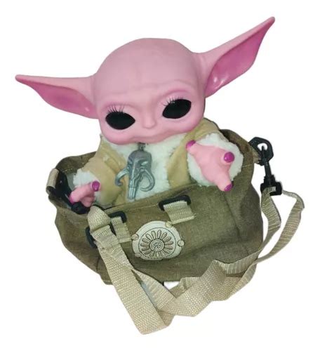 Baby Yoda Rosa Con Luz Y 5 Sonidos Diferentes Envio Gratis Meses Sin