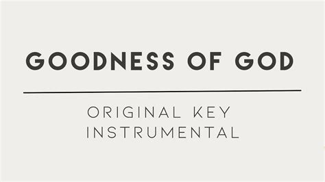 Goodness Of God Female Key Piano Instrumental Cover With Lyrics By