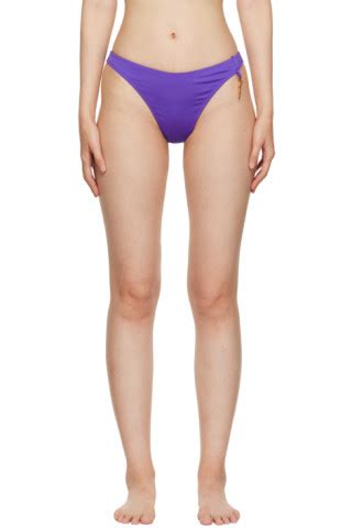 Jacquemus Purple Le Papier Le Haut De Maillot Signature Bikini