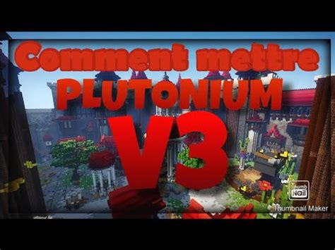 Comment Mettre Un Serveur Sur Minecraft Mobile Plutonium YouTube