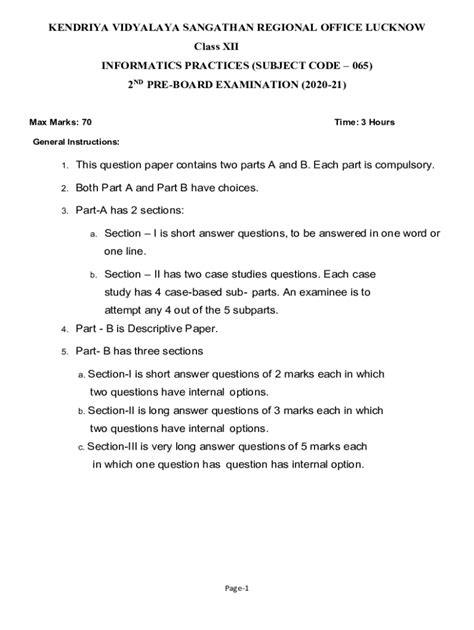 Fillable Online Question Papers Class Xi Xii Computer Science