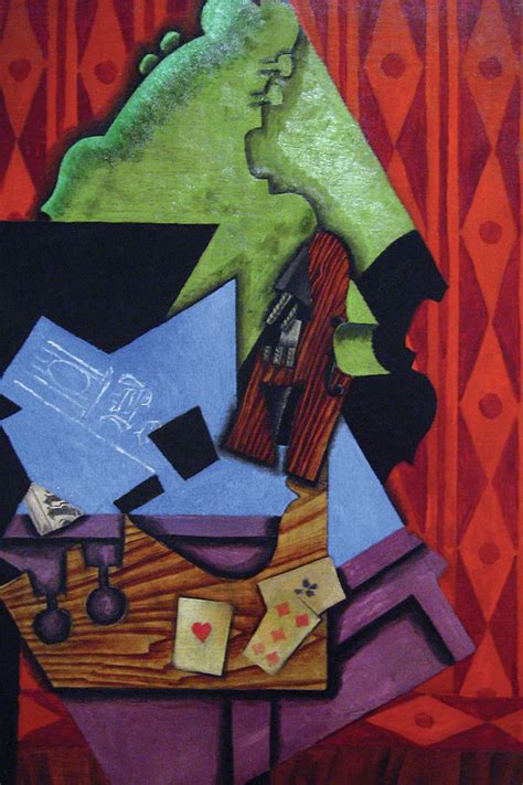 Violin Playing Cards Painting By Juan Gris Pixels