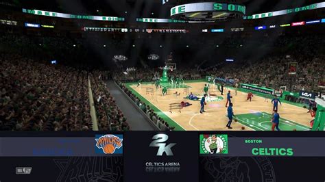 NBA 2K24 New York Knicks Vs Boston Celtics Celtics Arena YouTube