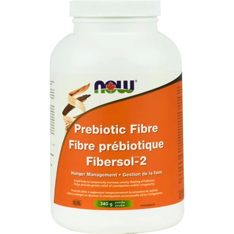 Prebiotic Fibre with Fibersol-2 Hunger Management Powder - Now Foods Canada