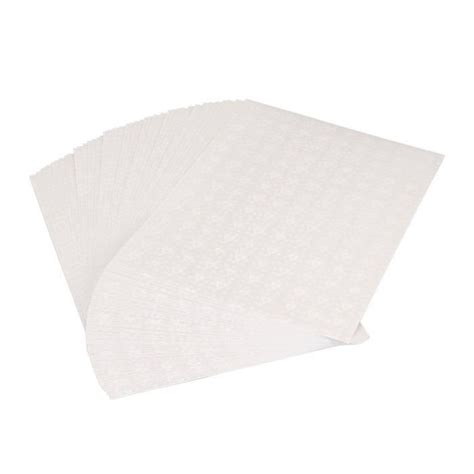 TMISHION Feuilles de stratifié holographique clair 50 Pcs Feuille de