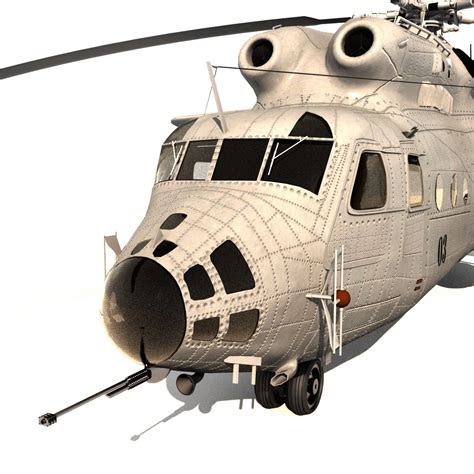 Mil Mi-6 Helicopter 3D Model $89 - .obj .dae .blend .3ds - Free3D