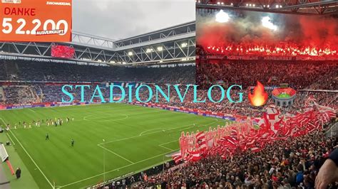 Stadionvlog Pyro Mega Stimmung Geilstes Spiel Fortuna