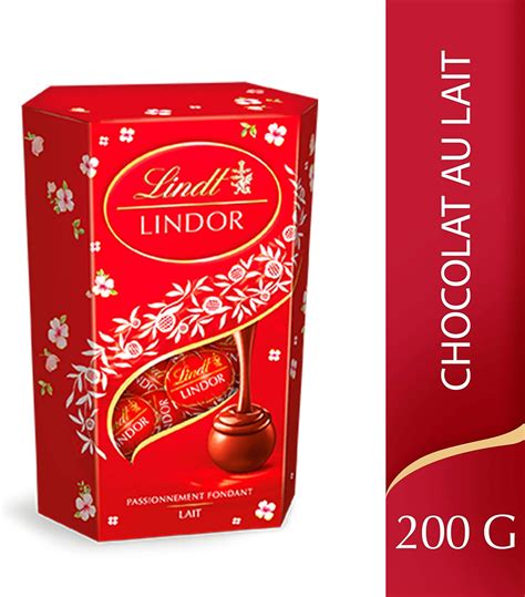 Lindt Lindor Cornet De 16 Boules Fondantes Au Chocolat Au Lait Pour Les