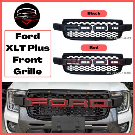 Ford Ranger XLT XLT Plus 2022 2023 LED T9 Front Grille Black Red Lazada