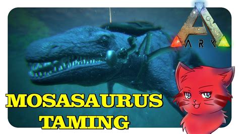 Taming A Mosasaurus Ark Survival Evolved German Youtube