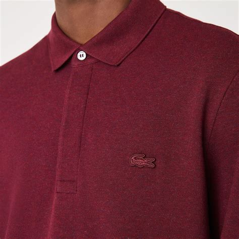 Lacoste Erkek Regular Fit Uzun Kollu Bordo Paris Polo PH2481 SXL Lacoste