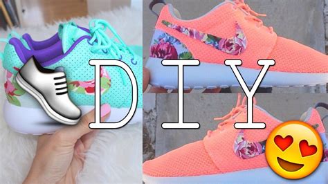 Diy Tutorial Giveaway Nikes Mit Blumenmuster Zum Selbermachen