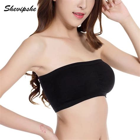 New Women Sexy Bra Boob Tubes Strapless Seamless Vest Top Bra Bandeau