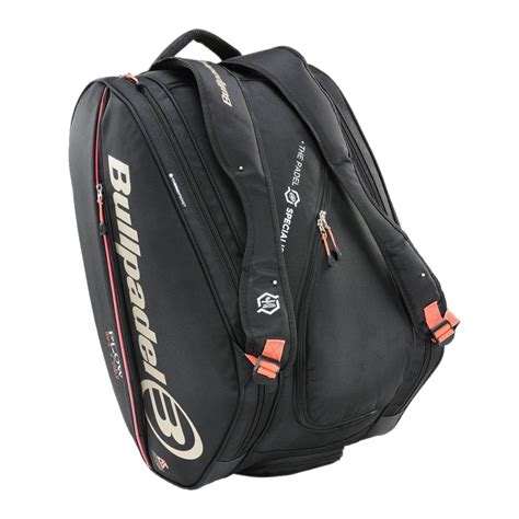 Bullpadel Flow Padel Racket Bag 2024 Black Stringers World