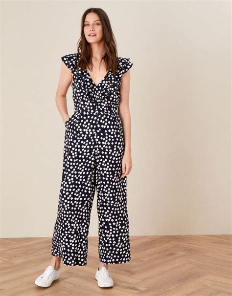 Jenny Spot Jumpsuit In Lenzing™ Ecovero™ Blue