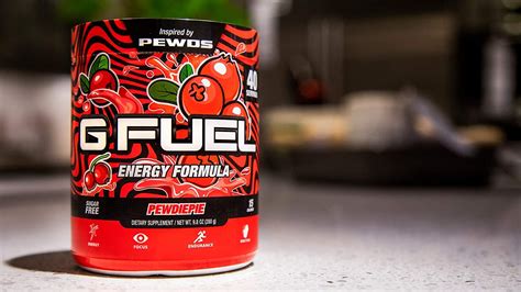 Buy G Fuel Lingonberry Energy Powder Inspired By Pewdiepie 98 Oz Tub