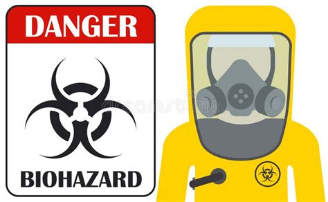 Danger Biohazard Sign Stock Vector Illustration Of Danger 42041330