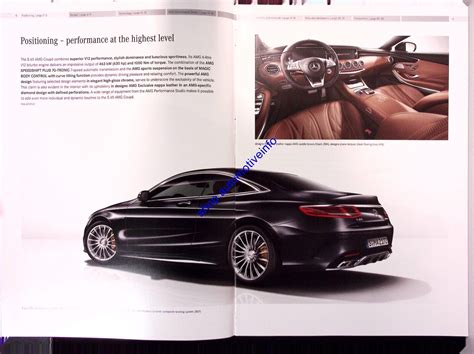 HA5061 Brochure Mercedes AMG S 65 Coupé C217 Vorteile Advantages