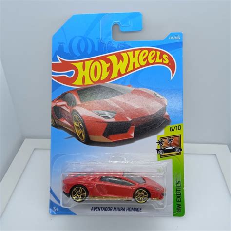 Hot Wheels Lamborghini Aventador Miura Homage Shopee Thailand