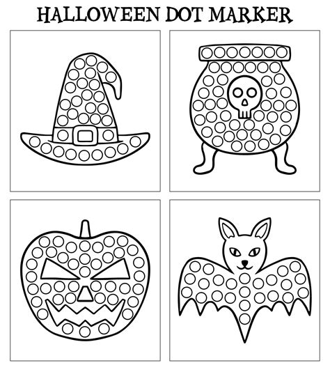 Halloween Dot Marker Printables Halloween Preschool Do A Dot Dot