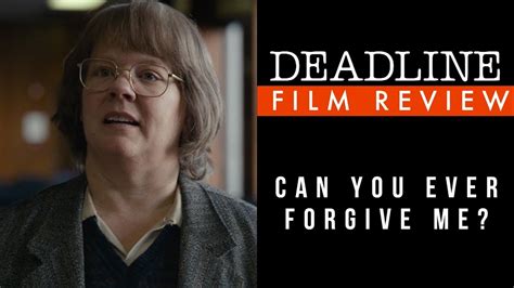 Can You Ever Forgive Me Review Melissa Mccarthy Richard E Grant Youtube