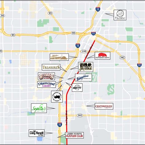 Updated Interactive Las Vegas Strip Walking Map Shows All Clubs Bars