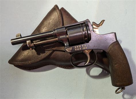 L Gasser Revolver Sn 12444 With Holster Central Powers Pistols P 369