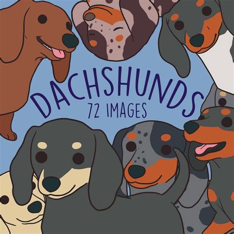 Dachshund Clipart Etsy