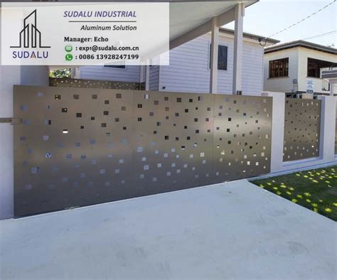 SUDALU RAL Powder Coating OME Aluminum Laser Cut Decoration Panel Fence