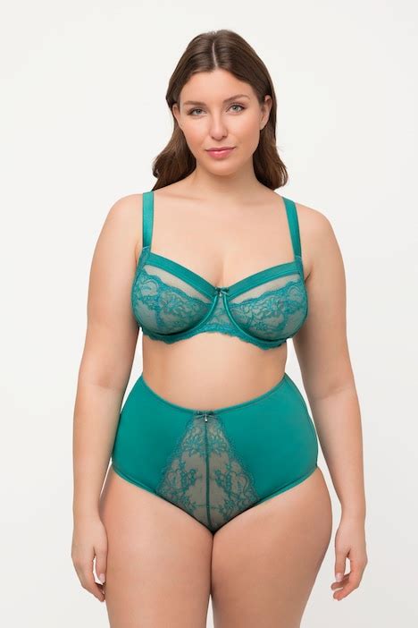 Soutien gorge à armatures dentelle florale tulle bonnet D E Soutiens gorge Lingerie