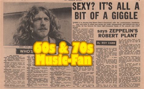 Led Zeppelin Big Original Nme Clipping Interview With Etsy