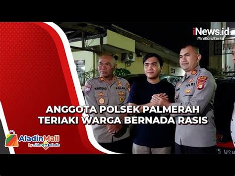 Warga Diteriaki Rasis Oleh Anggotanya Kapolsek Palmerah Minta Maaf