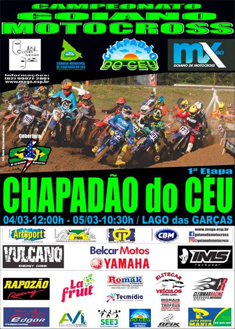 Vem aí 1º etapa do Goiano de Motocross em Chapadão do Céu GO a