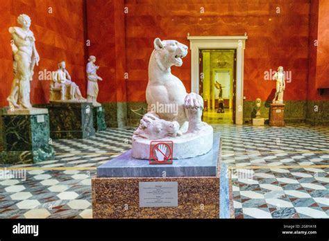 Statue Of Panther Roman Marble Ancient Romehermitage Museum St