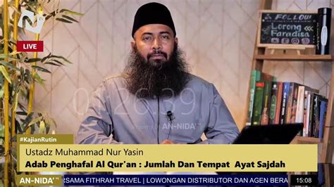 Ustadz Dr Syafiq Riza Basalamah MA Adab Penghafal Al Qur An Jumlah