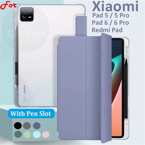 Para Xiaomi Pad 6 5 Pro Pad6 Pad5 11 0 Moda Translúcida Silicone Capa