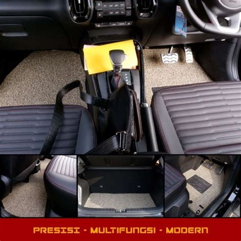 Promo Karpet Mobil Mie Byd Dolphin Full Set Brown Beige Non