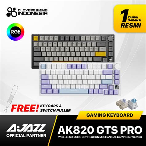 Jual Ajazz Ak Gts Pro Wireless Gaming Mechanical Keyboard Gasket