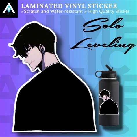 SOLO LEVELING SUNG JIN WOO SHADOW MONARCH PLAYER LAMINATED VINYL ...