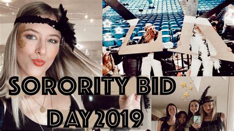 Penn State Sorority Bid Day 2019 Youtube